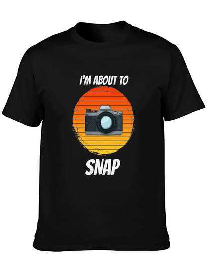 Retro Camera T-Shirt - Im About To Snap