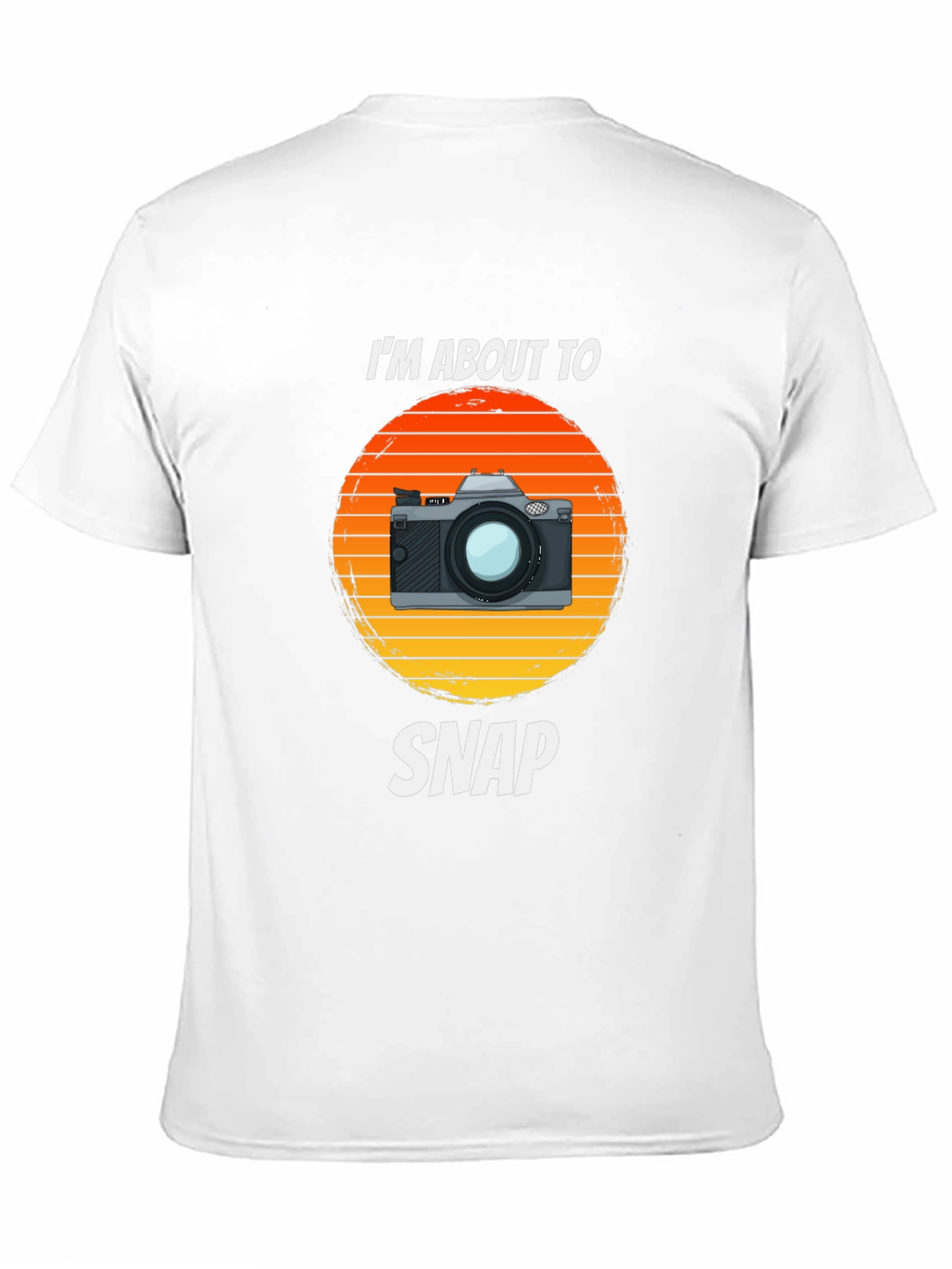 Retro Camera T-Shirt - Im About To Snap
