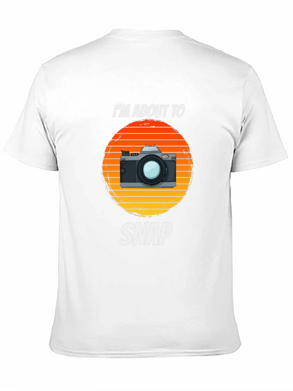 Retro Camera T-Shirt - Im About To Snap