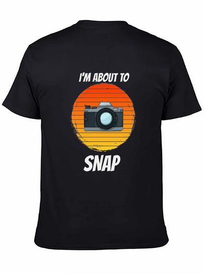 Retro Camera T-Shirt - Im About To Snap