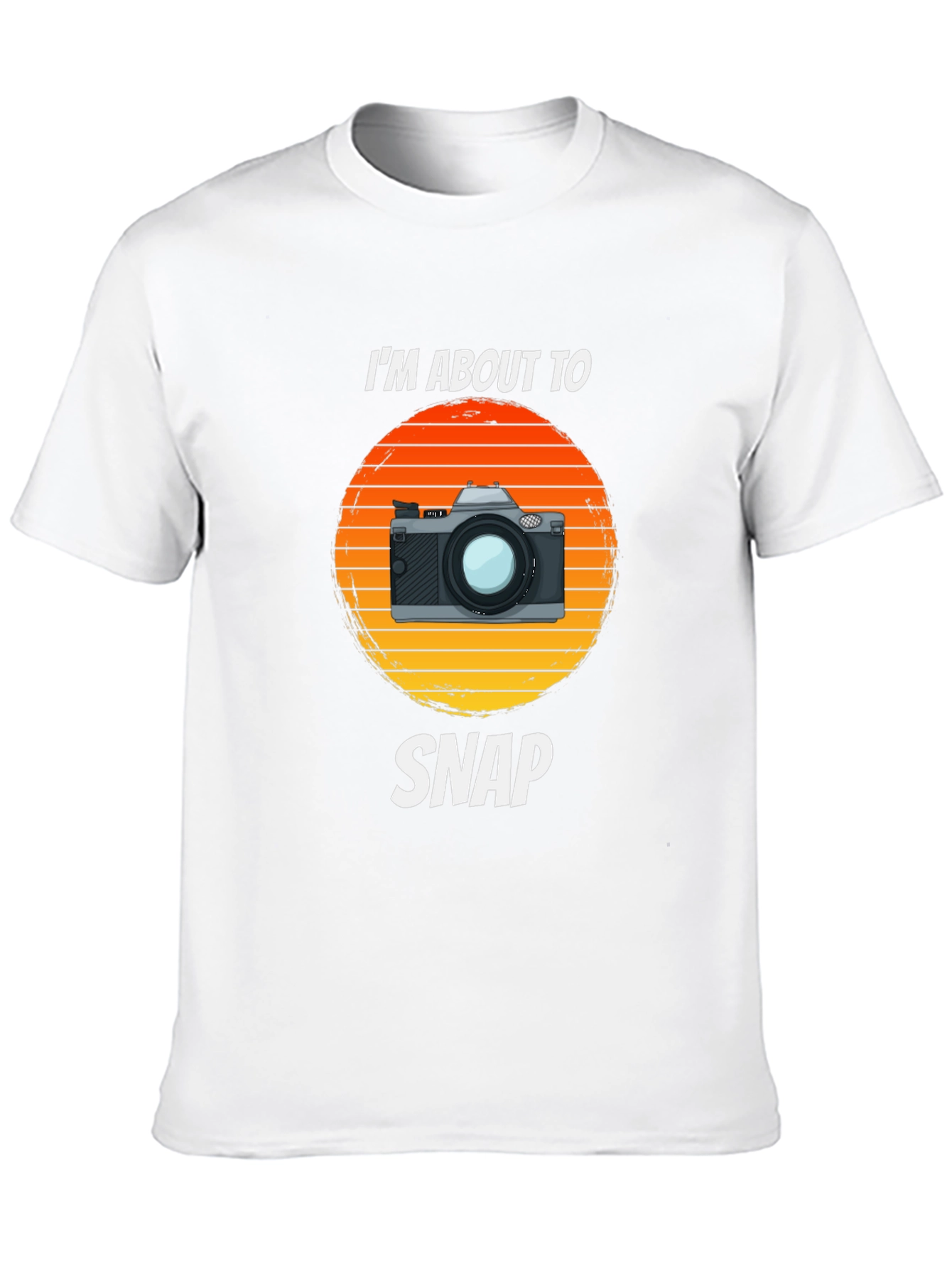 Retro Camera T-Shirt - Im About To Snap