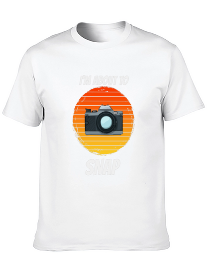 Retro Camera T-Shirt - Im About To Snap