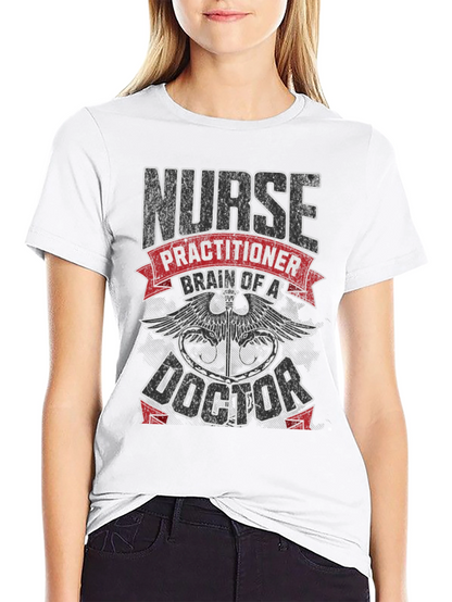Nurse Practitioner Brain Of Doctor Graphic Tee
