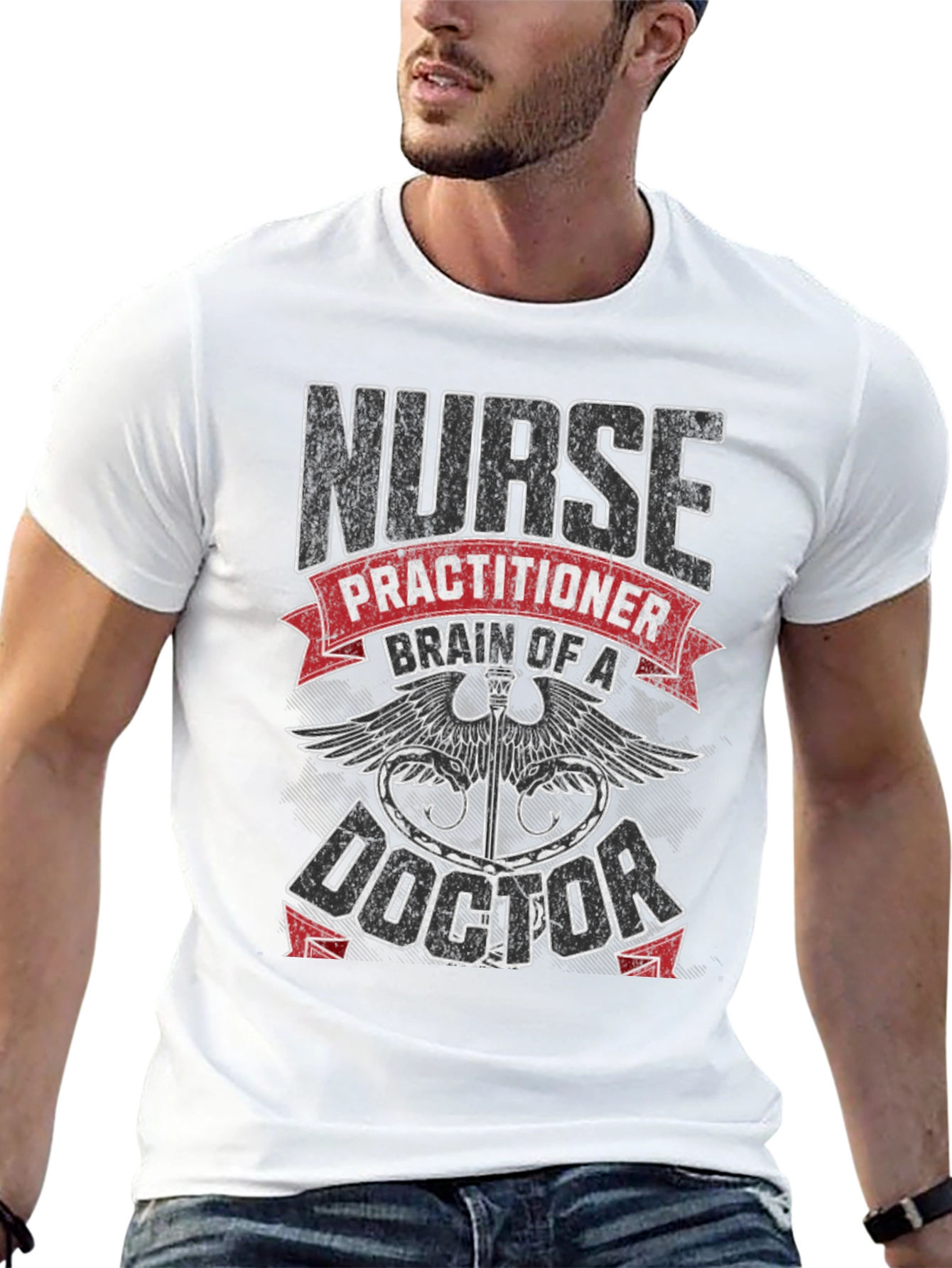 Nurse Practitioner Brain Of Doctor Graphic Tee