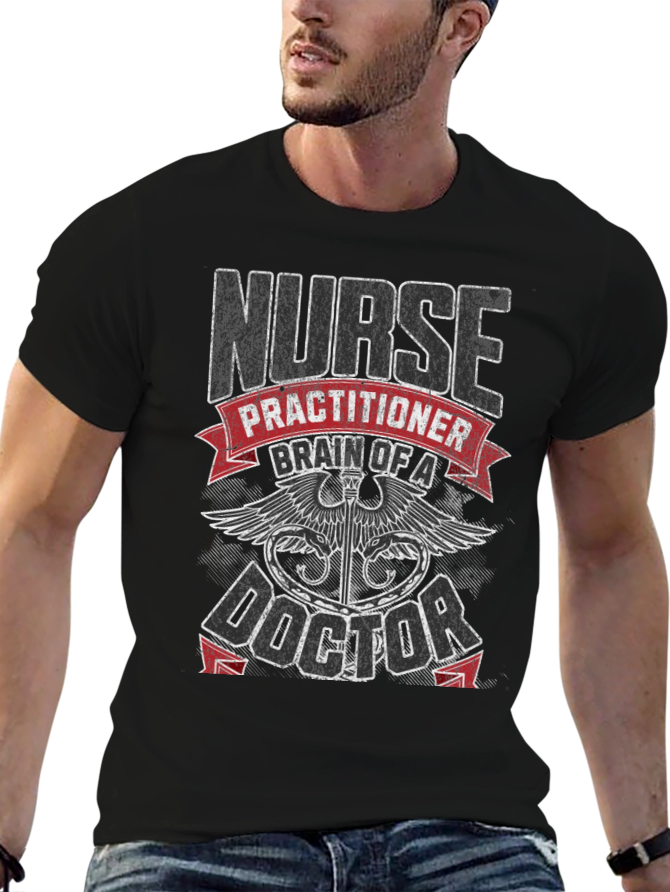 Nurse Practitioner Brain Of Doctor Graphic Tee