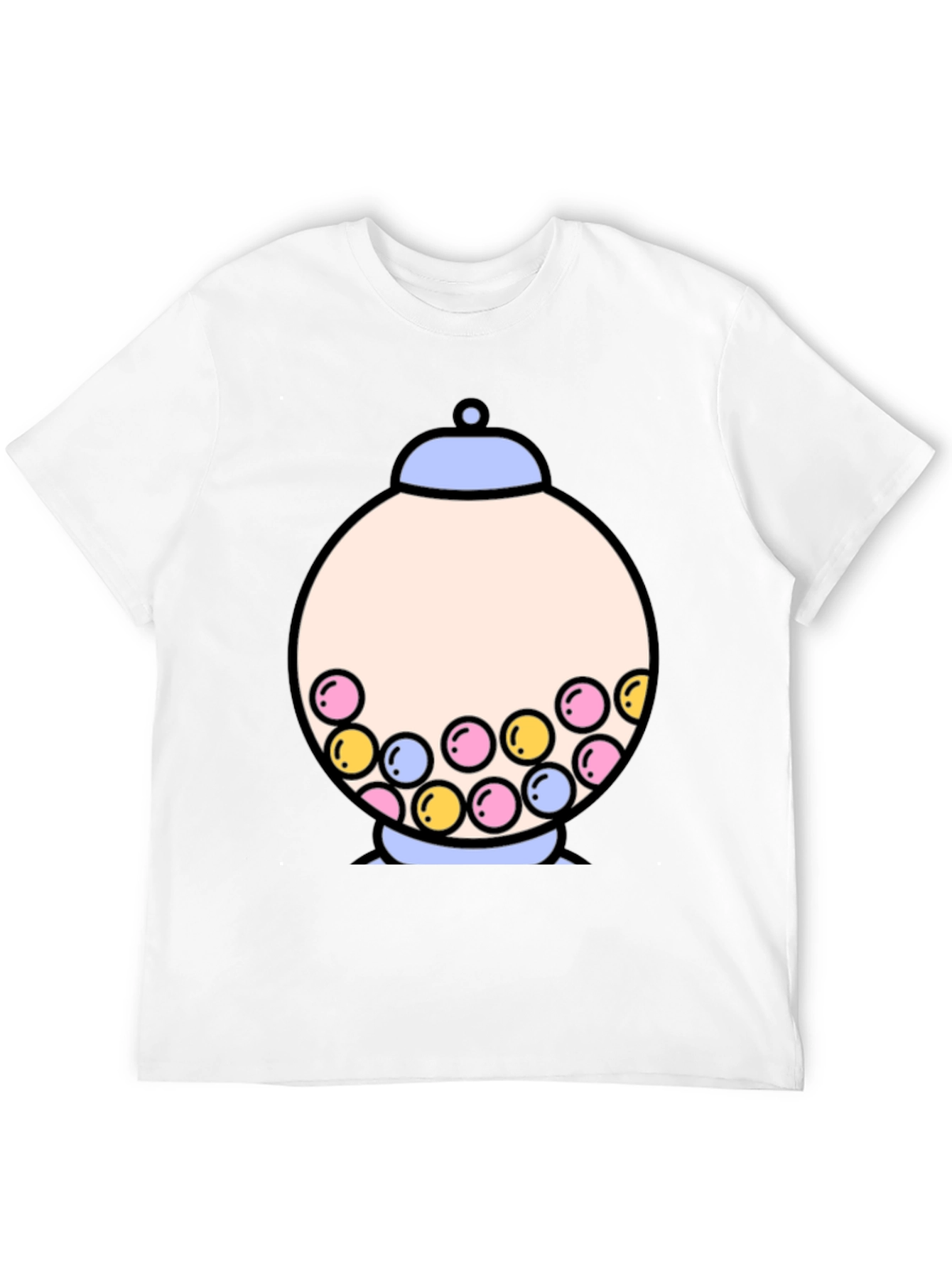 Gumball Machine Graphic Tee - Funky Black T-Shirt