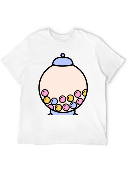 Gumball Machine Graphic Tee - Funky Black T-Shirt