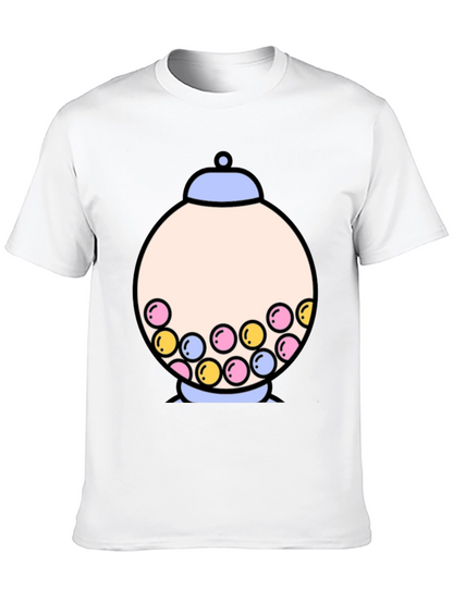 Gumball Machine Graphic Tee - Funky Black T-Shirt