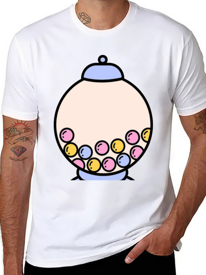 Gumball Machine Graphic Tee - Funky Black T-Shirt