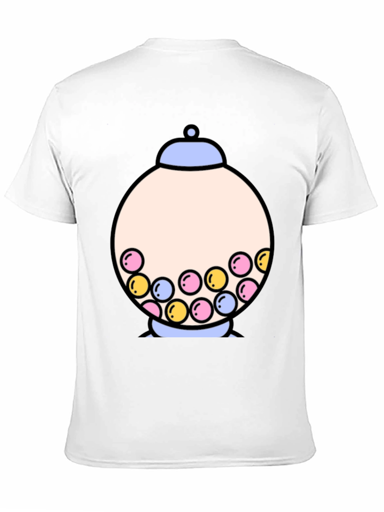 Gumball Machine Graphic Tee - Funky Black T-Shirt