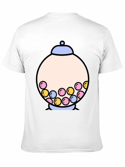 Gumball Machine Graphic Tee - Funky Black T-Shirt