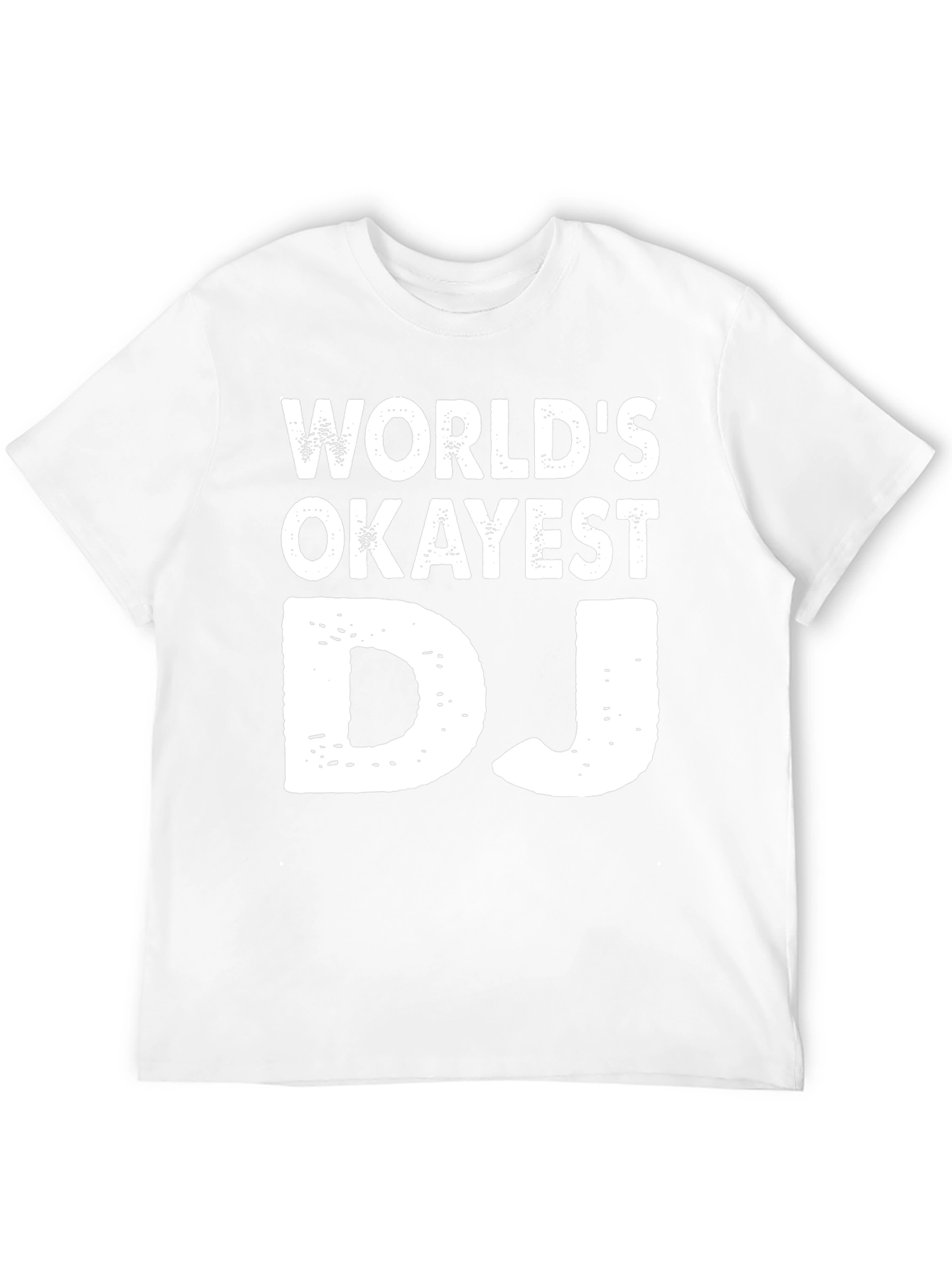 Worlds Okayest DJ Graphic Tee - Black