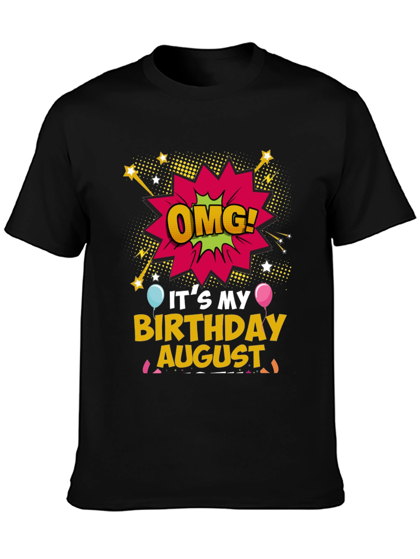 OMG! Its My Birthday August T-Shirt