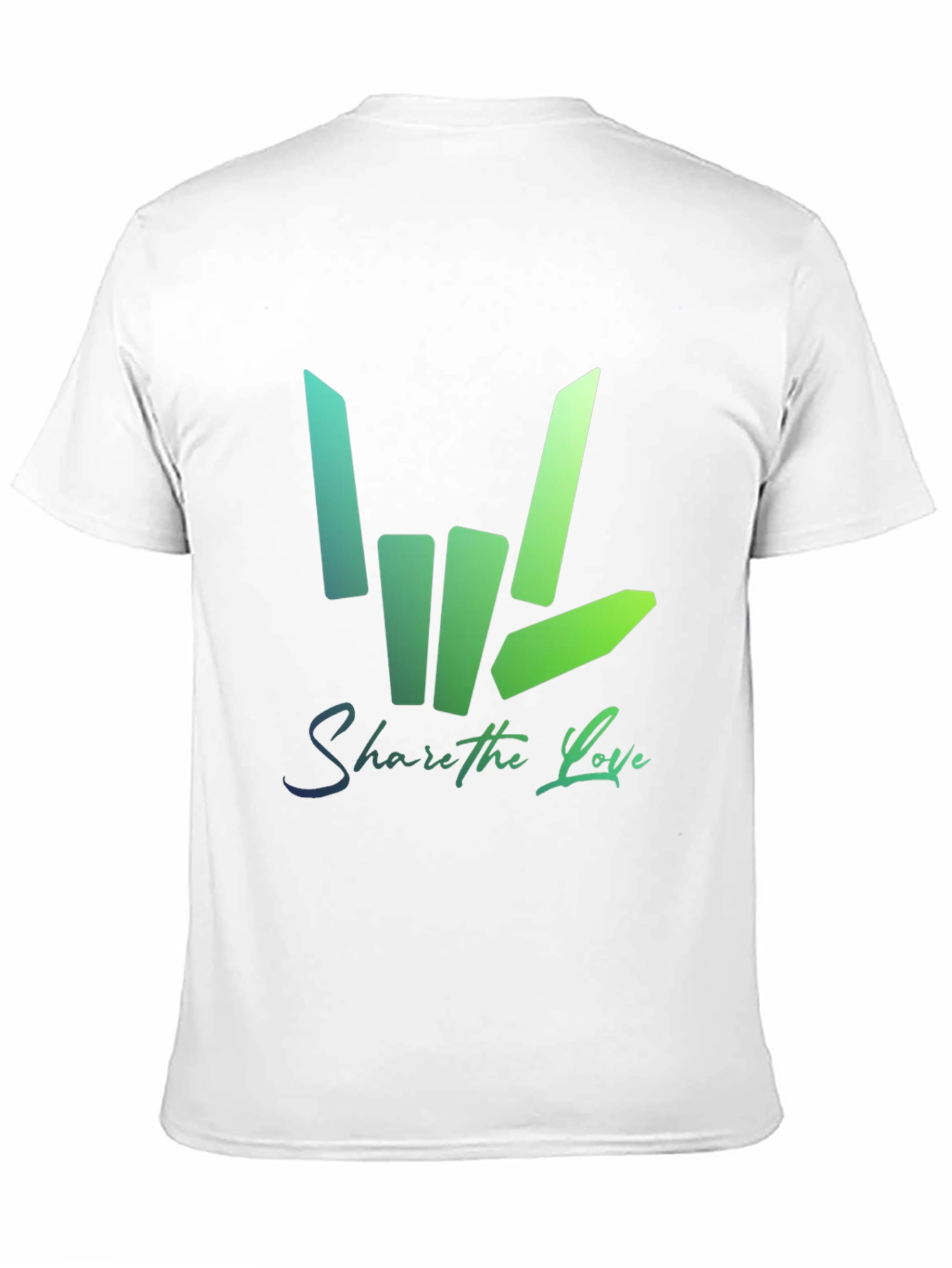 Share the Love Graphic Tee - Trendy Black T-Shirt