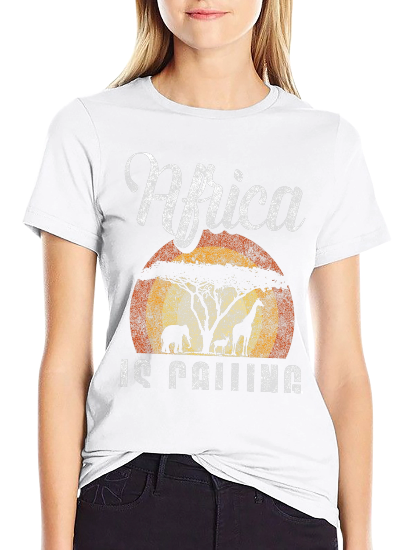 Africa Is Calling T-Shirt Safari Design