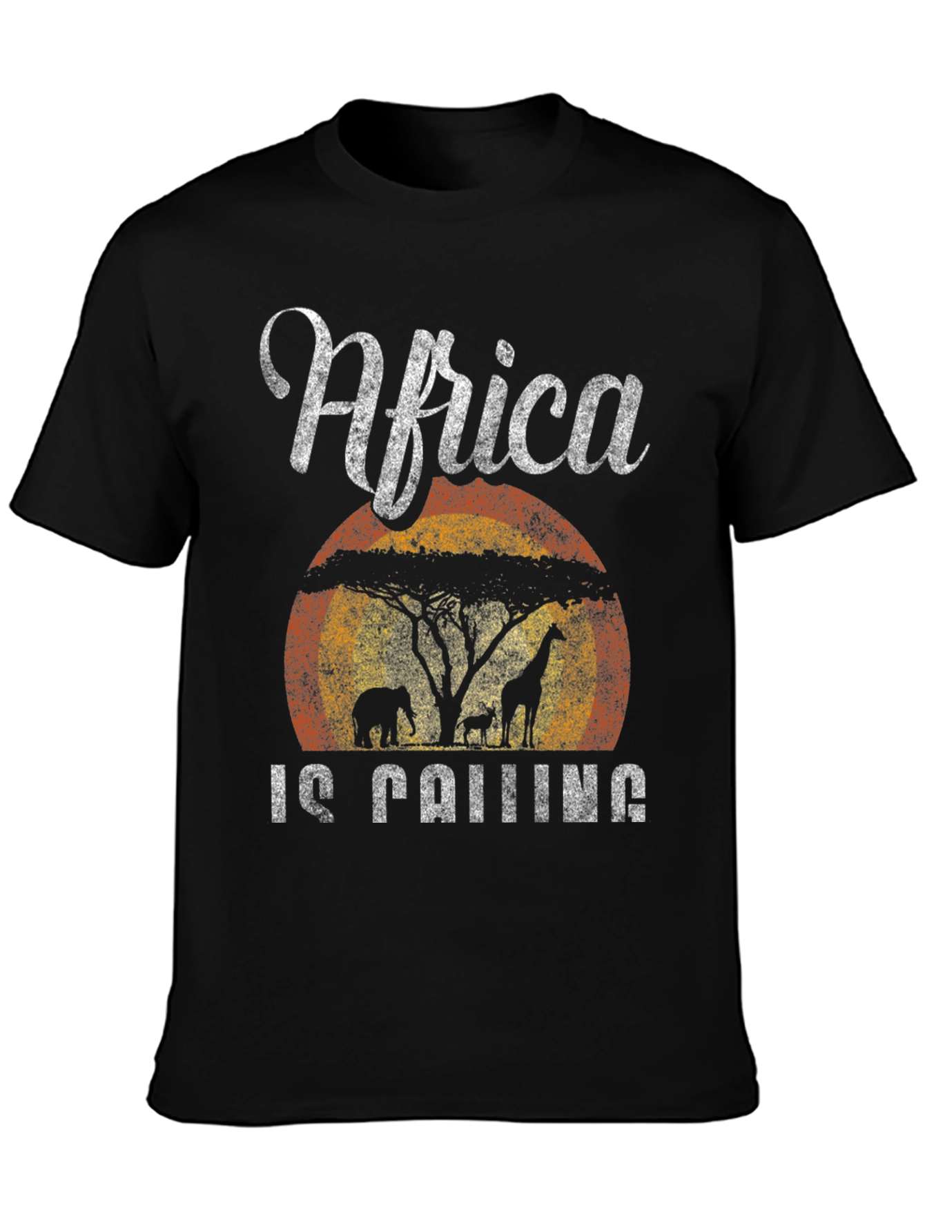 Africa Is Calling T-Shirt Safari Design