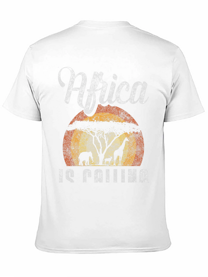 Africa Is Calling T-Shirt Safari Design