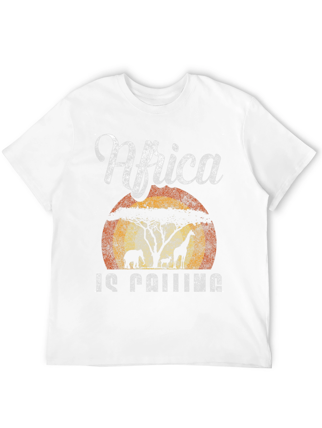 Africa Is Calling T-Shirt Safari Design
