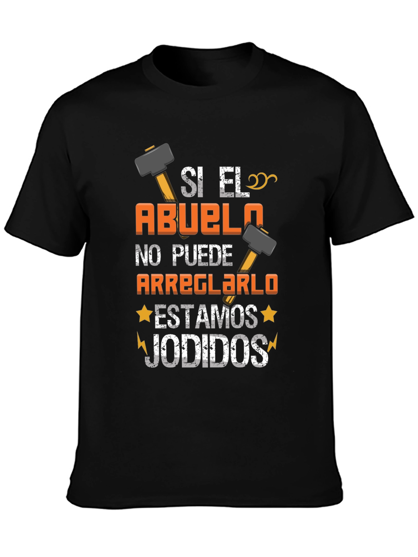 Si El Abuelo T-Shirt: Funny Grandpa Fix-It Tee