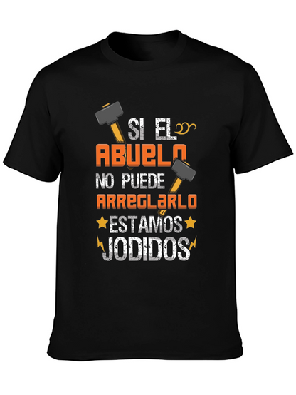 Si El Abuelo T-Shirt: Funny Grandpa Fix-It Tee