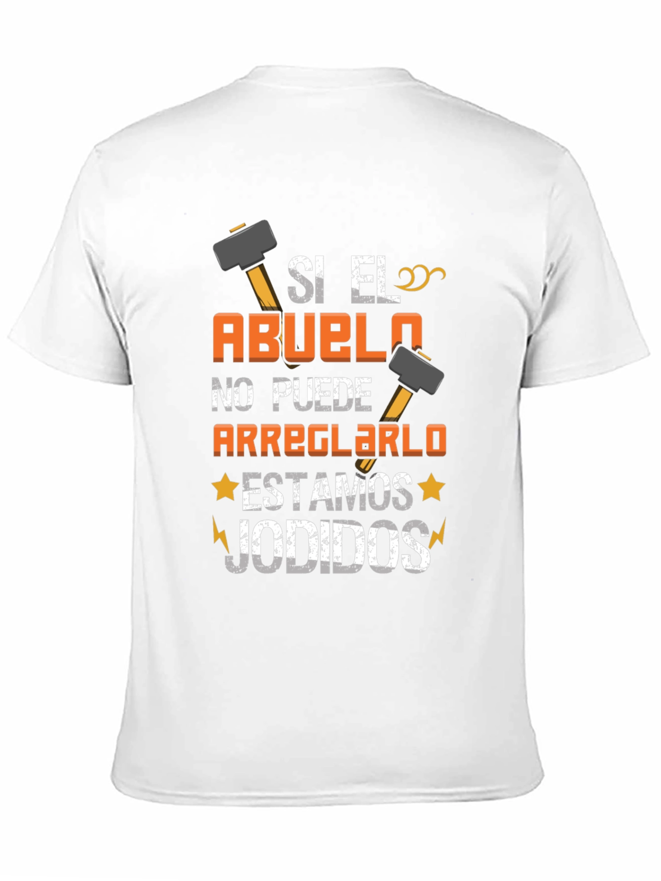 Si El Abuelo T-Shirt: Funny Grandpa Fix-It Tee