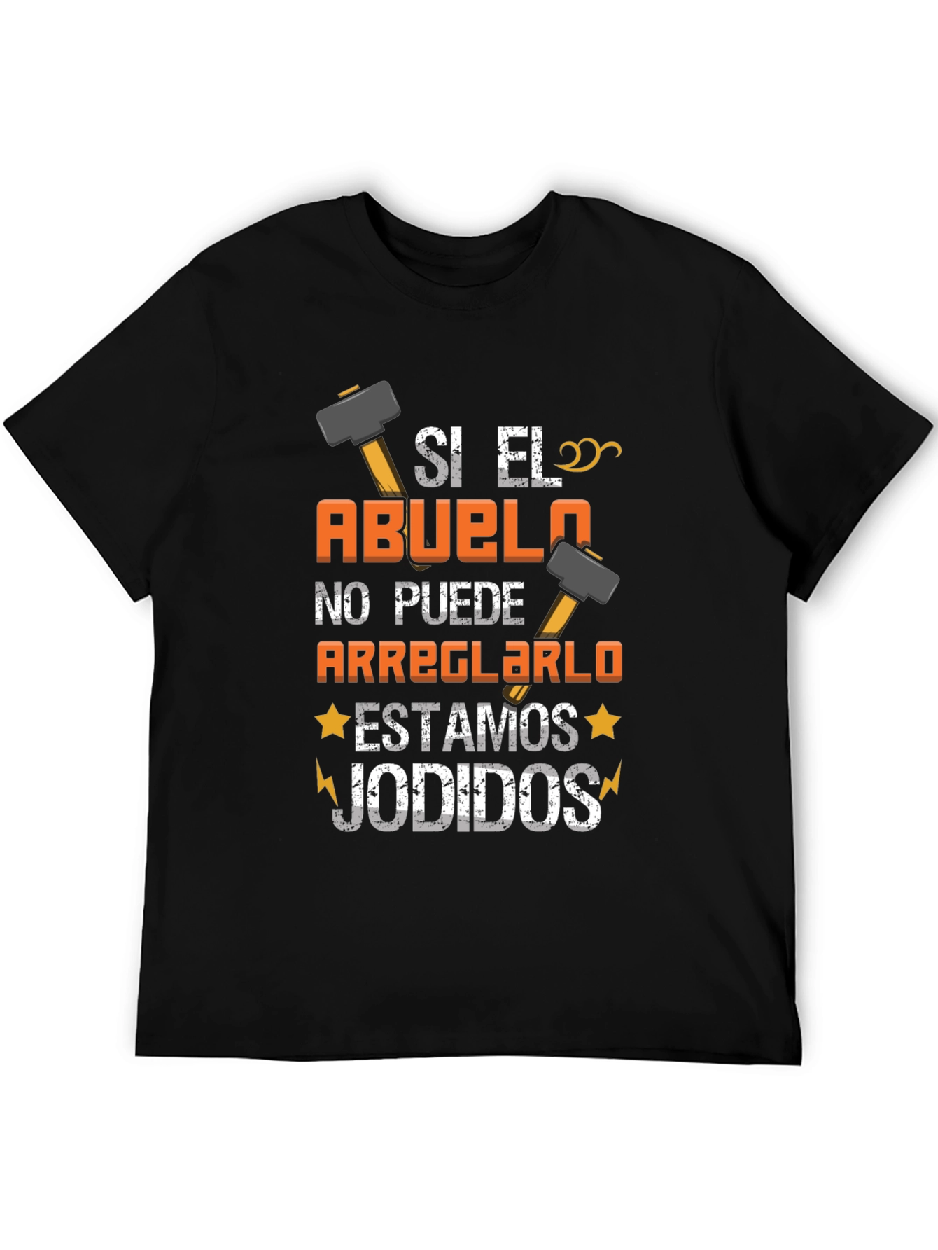 Si El Abuelo T-Shirt: Funny Grandpa Fix-It Tee