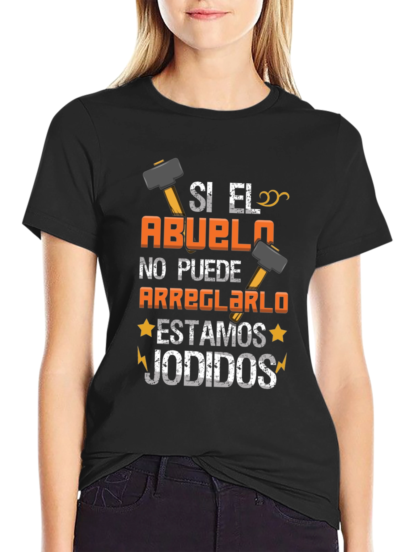 Si El Abuelo T-Shirt: Funny Grandpa Fix-It Tee
