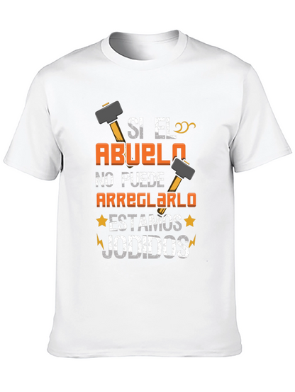 Si El Abuelo T-Shirt: Funny Grandpa Fix-It Tee