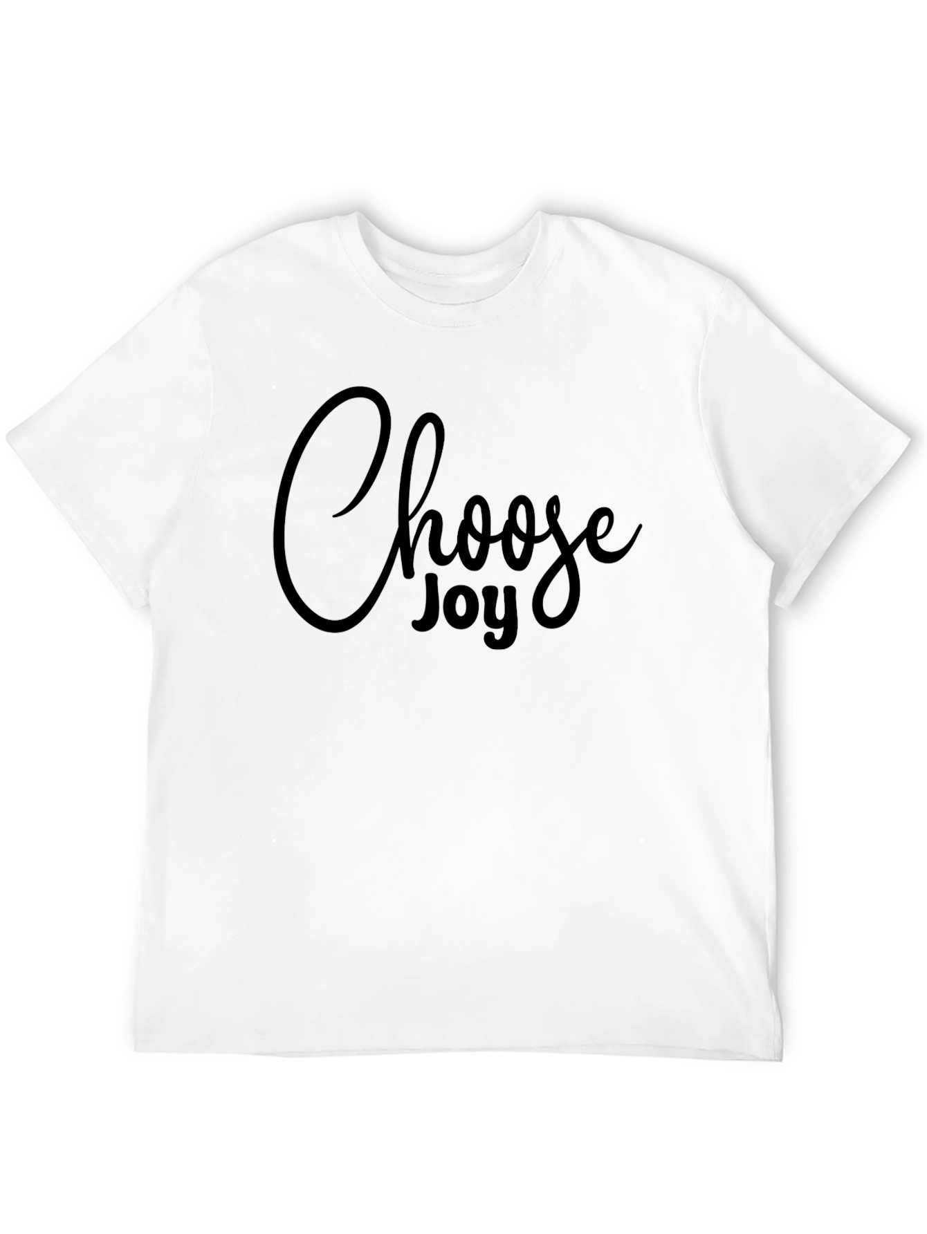 Choose Joy Black Graphic Tee Shirt