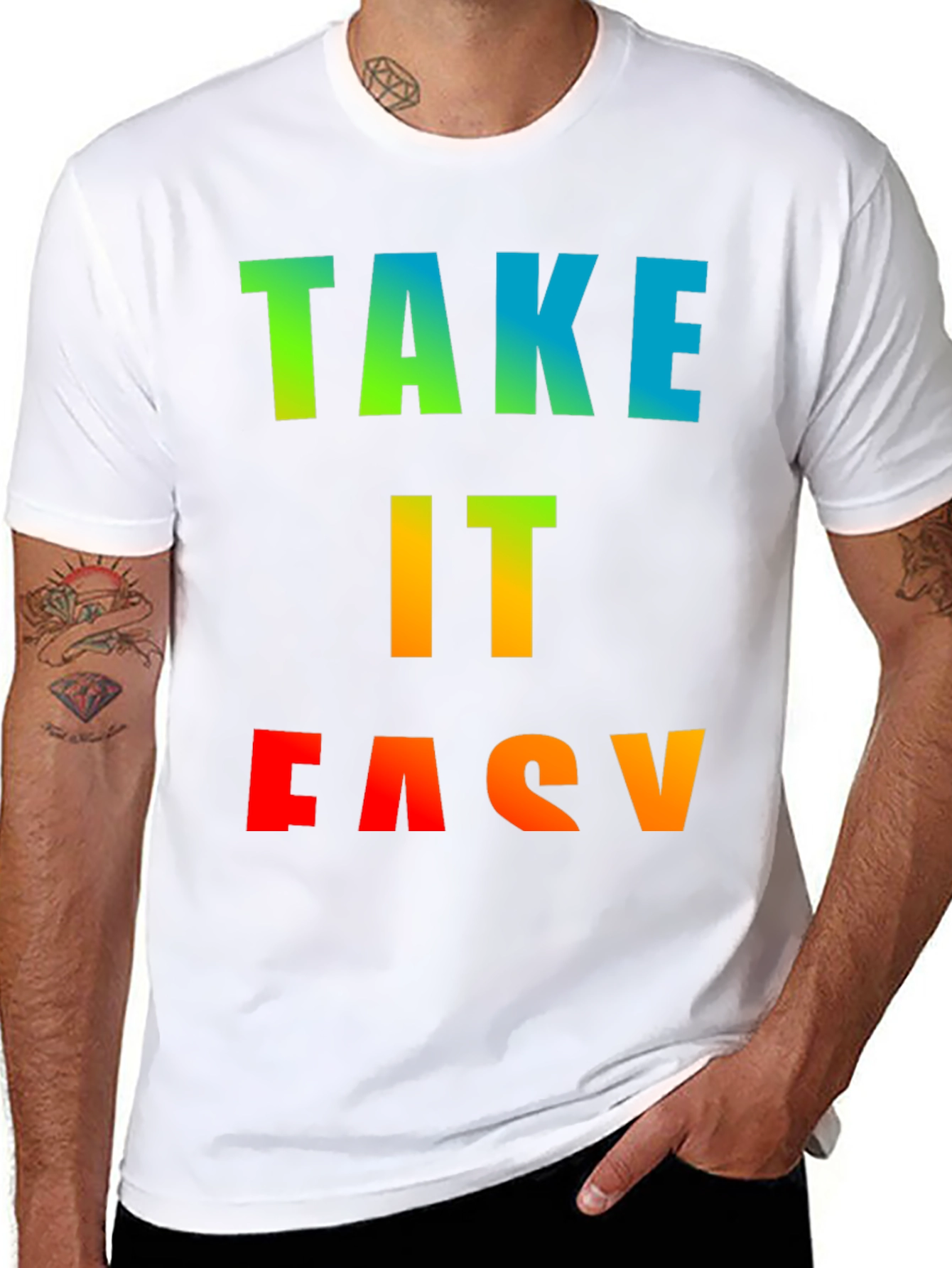 Take It Easy Graphic T-Shirt - Relaxed Fit