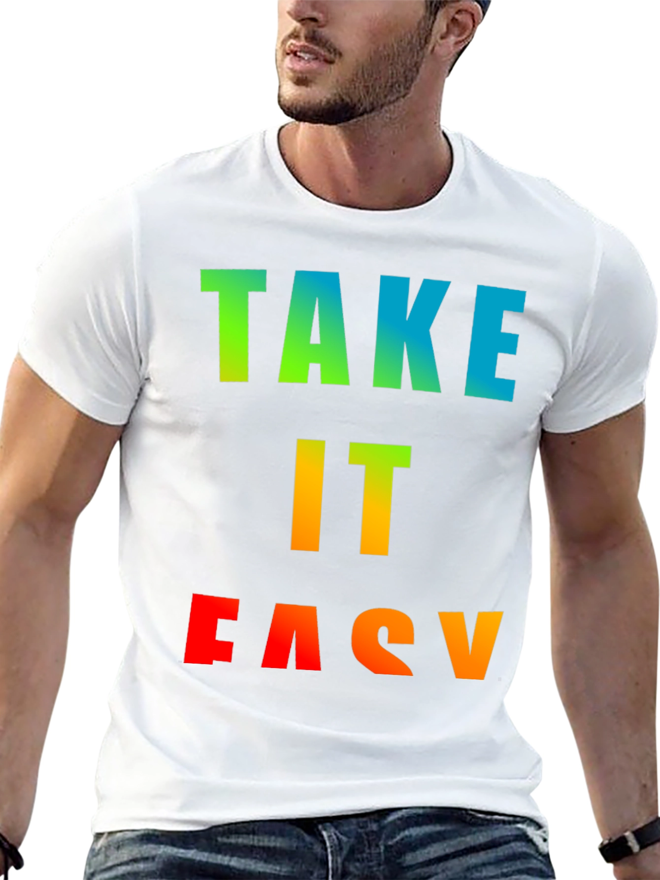 Take It Easy Graphic T-Shirt - Relaxed Fit