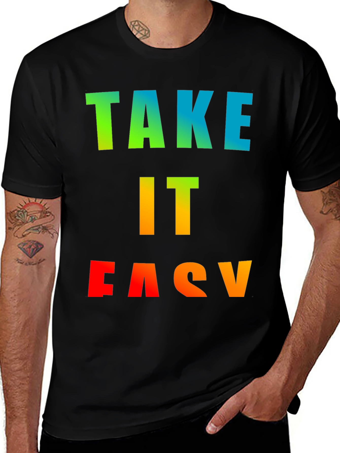 Take It Easy Graphic T-Shirt - Relaxed Fit