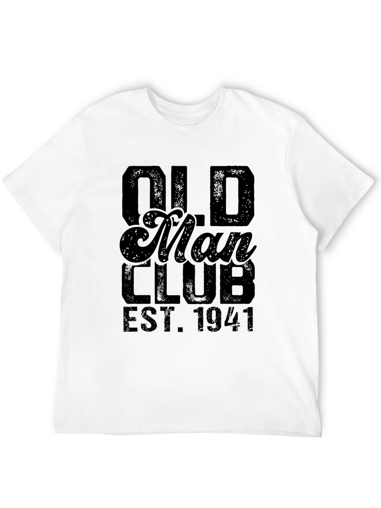 Old Man Club Est. 1941 Black Graphic Tee