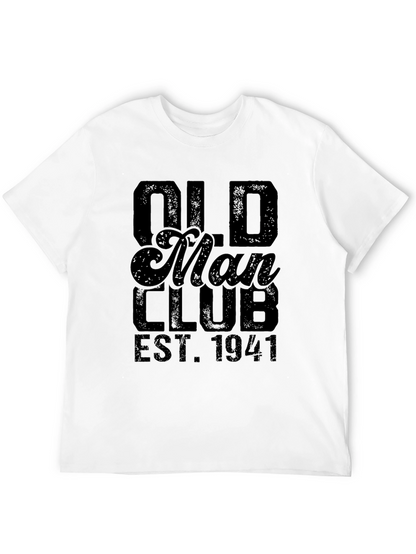 Old Man Club Est. 1941 Black Graphic Tee