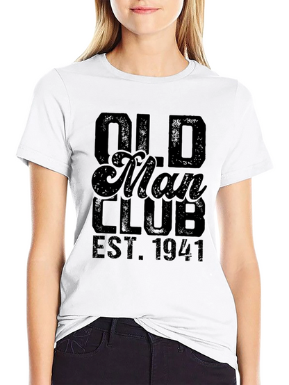 Old Man Club Est. 1941 Black Graphic Tee