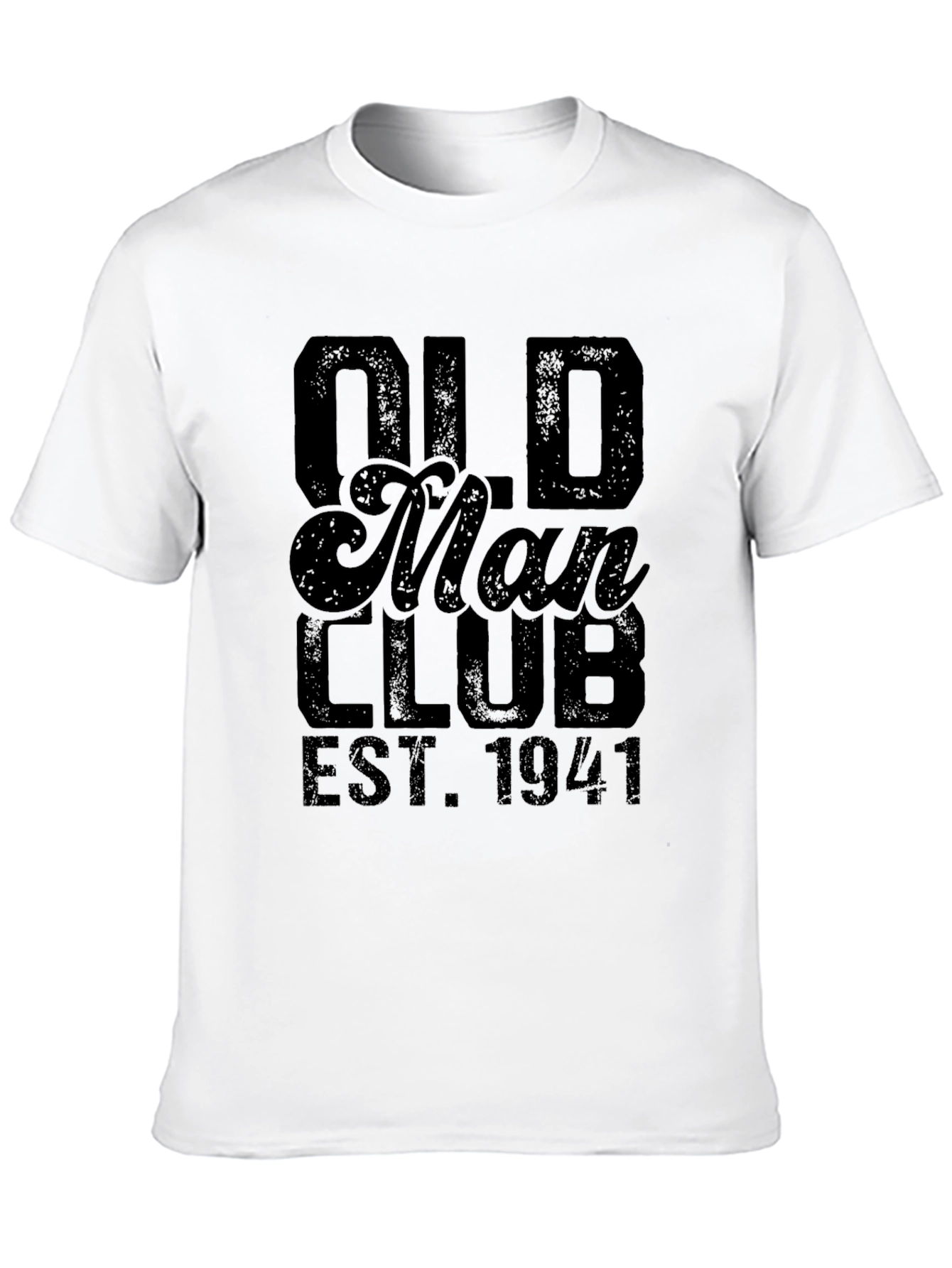Old Man Club Est. 1941 Black Graphic Tee