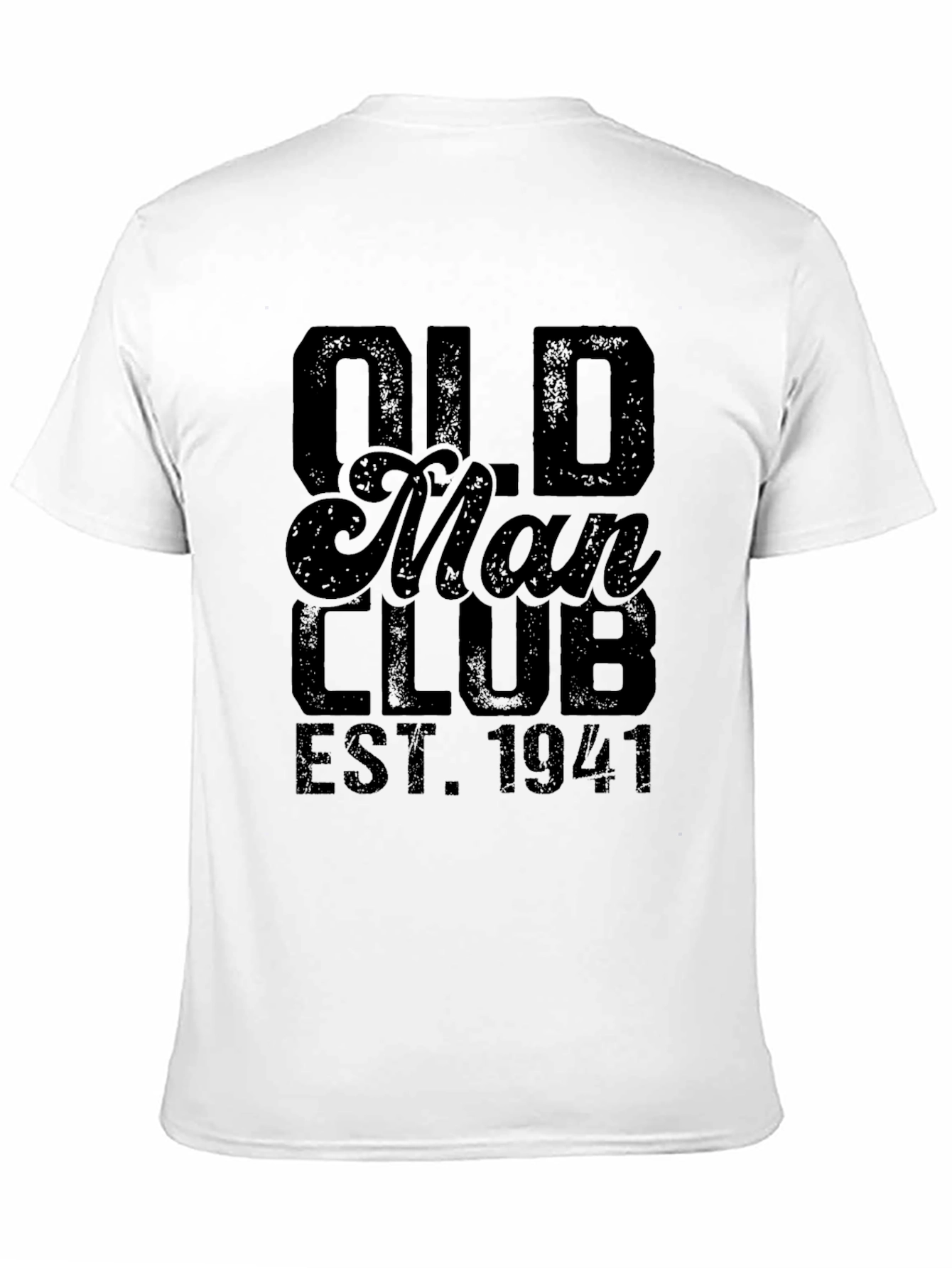 Old Man Club Est. 1941 Black Graphic Tee