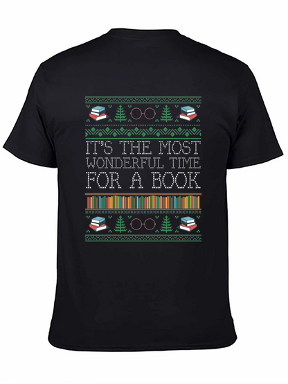 Book Lover Christmas T-Shirt