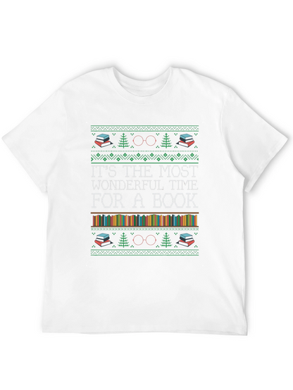 Book Lover Christmas T-Shirt