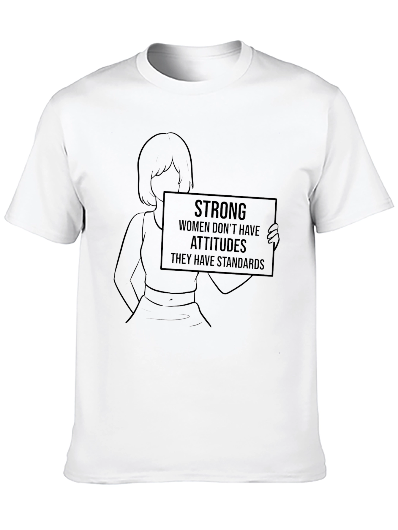 Empowered Woman Black T-Shirt