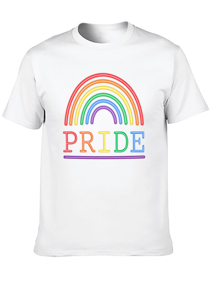 Pride Rainbow Graphic Tee - LGBTQ+ Support