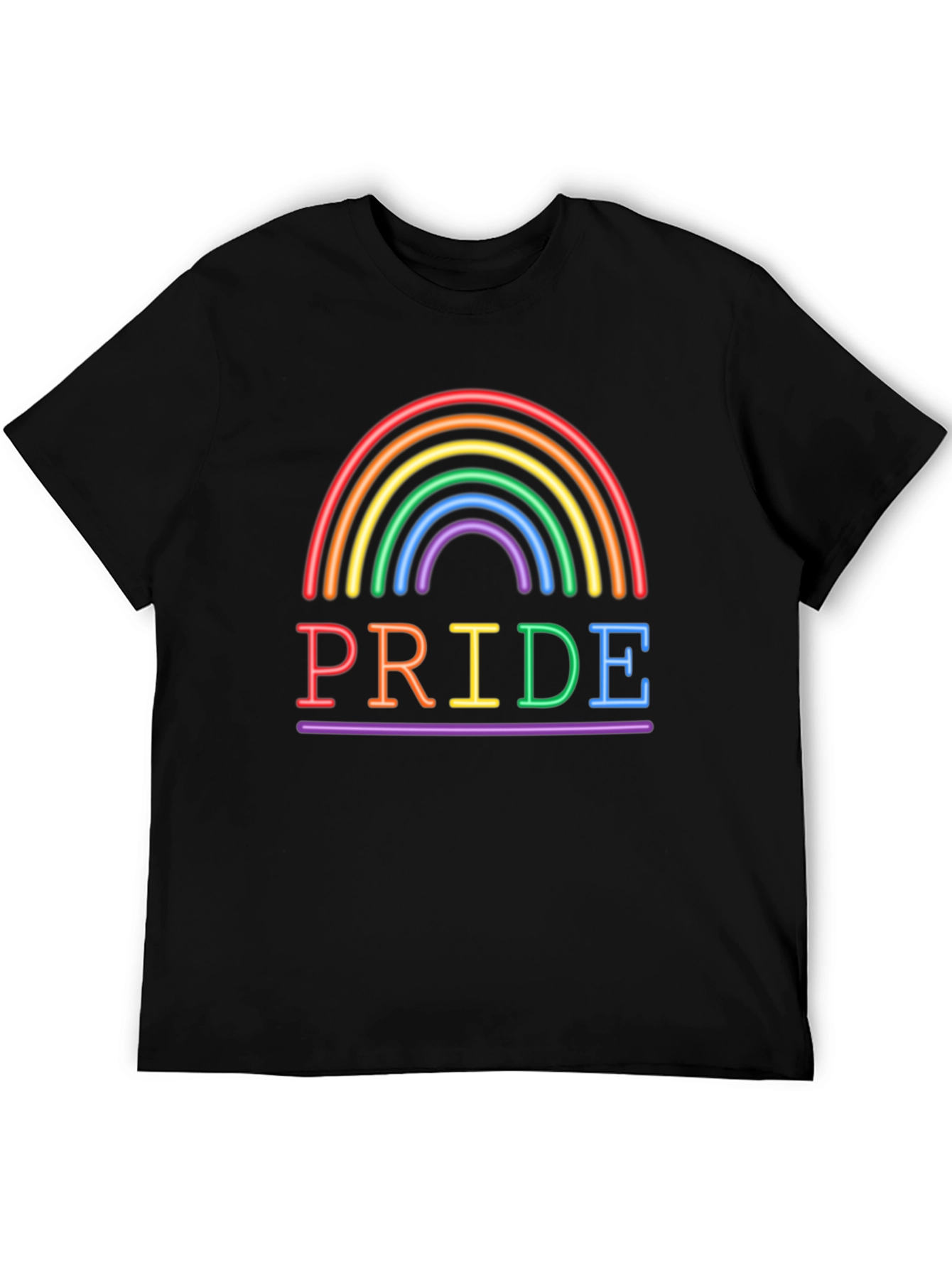 Pride Rainbow Graphic Tee - LGBTQ+ Support