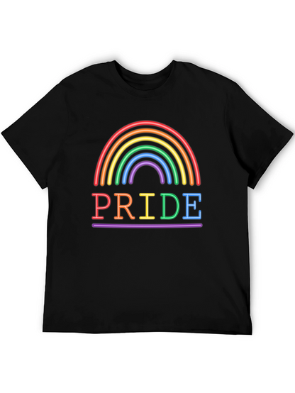 Pride Rainbow Graphic Tee - LGBTQ+ Support
