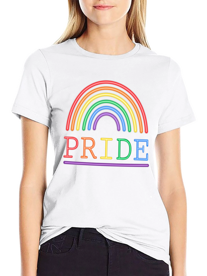 Pride Rainbow Graphic Tee - LGBTQ+ Support