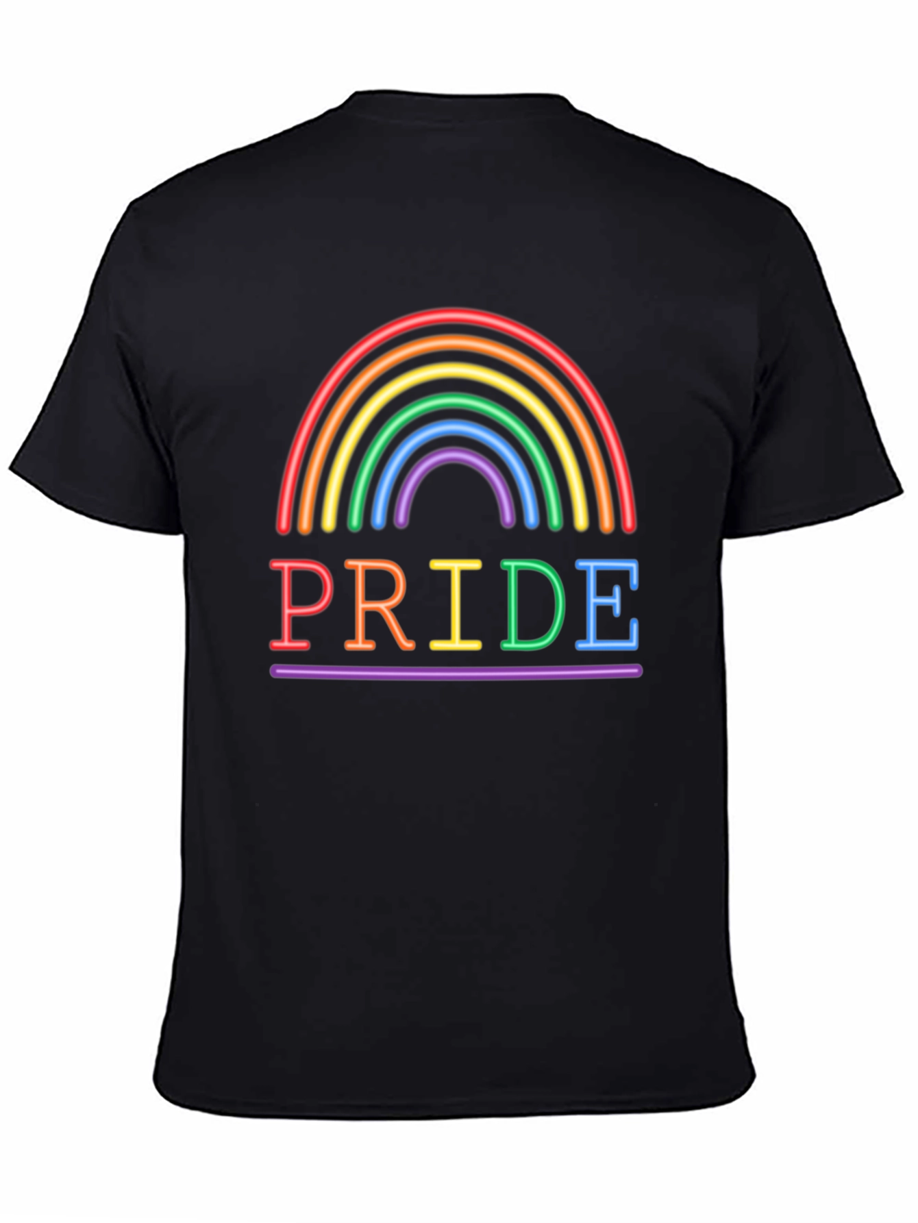 Pride Rainbow Graphic Tee - LGBTQ+ Support