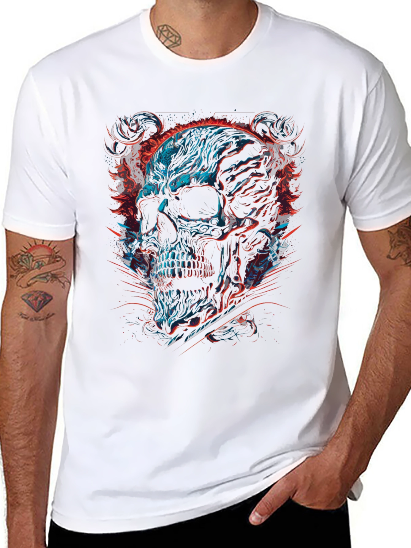 Skull Graphic Tee - Bold & Edgy Style