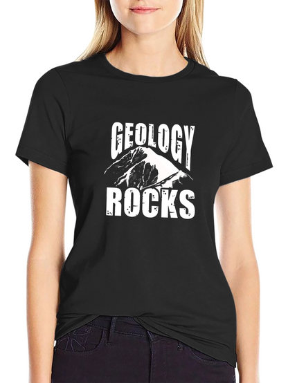 Geology Rocks Graphic Tee - Black Unisex T-Shirt