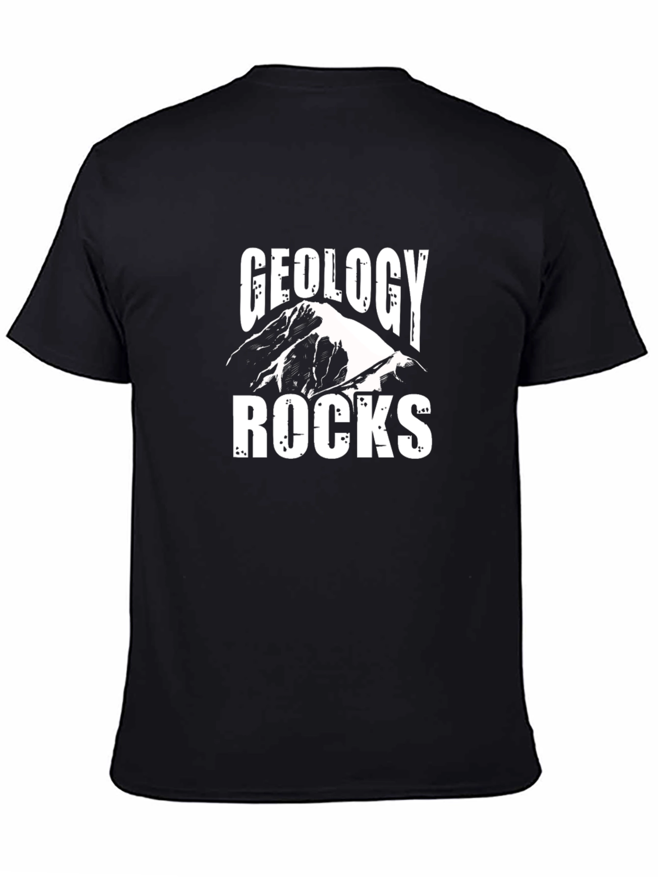Geology Rocks Graphic Tee - Black Unisex T-Shirt