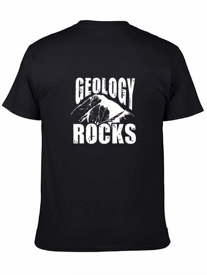 Geology Rocks Graphic Tee - Black Unisex T-Shirt