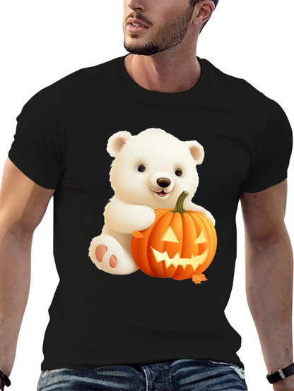 Halloween Bear T-Shirt - Cute Spooky Season Tee